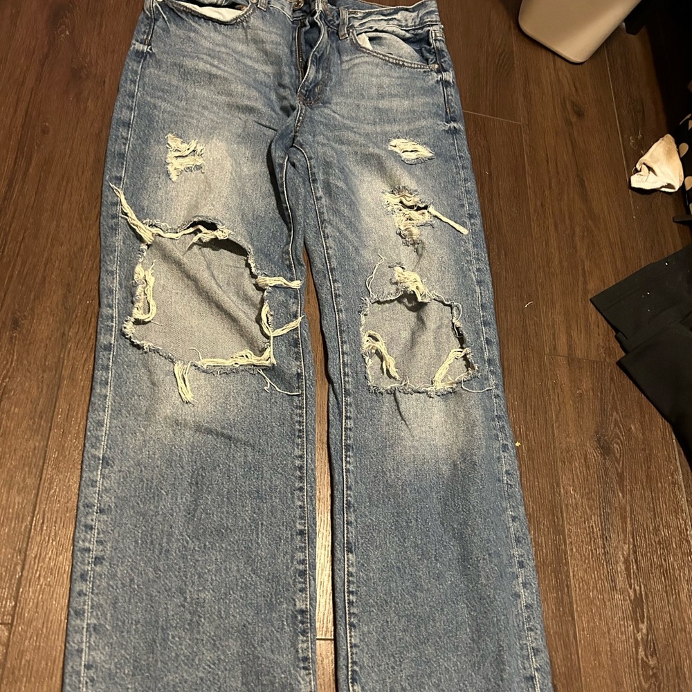 Aeropostale Blue Low Rise Skater Jeans